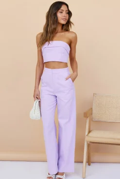 In Hindsight Pants Purple