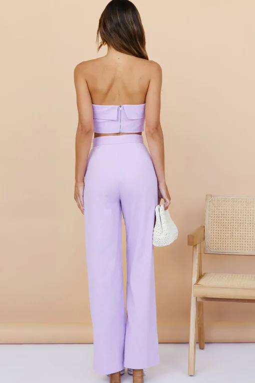 In Hindsight Pants Purple