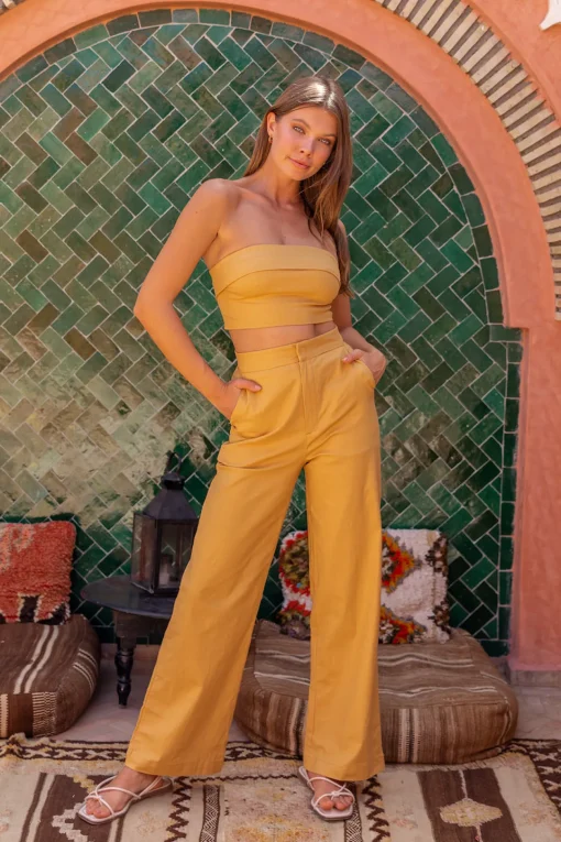 In Hindsight Pants Tan