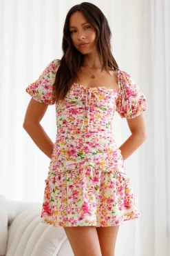 Island Radiance Mini Dress Floral