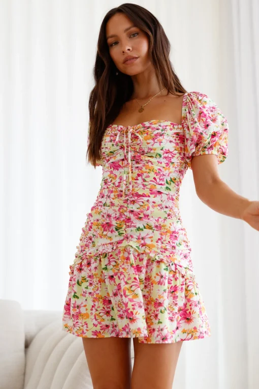 Island Radiance Mini Dress Floral