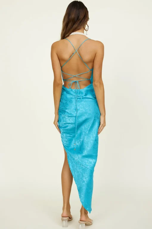 Joyride Midi Dress Blue