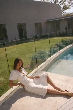 Jungle Adventure Maxi Dress White