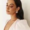 18K Gold Plated Athena Earrings Gold