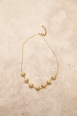 18k Gold Plated Bronze Perfection Necklace Gold