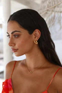 18k gold plated Caught In Destiny Necklace