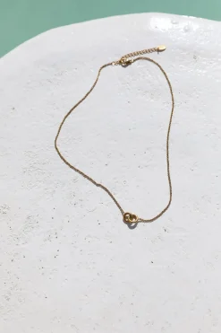 18k gold plated Caught In Destiny Necklace