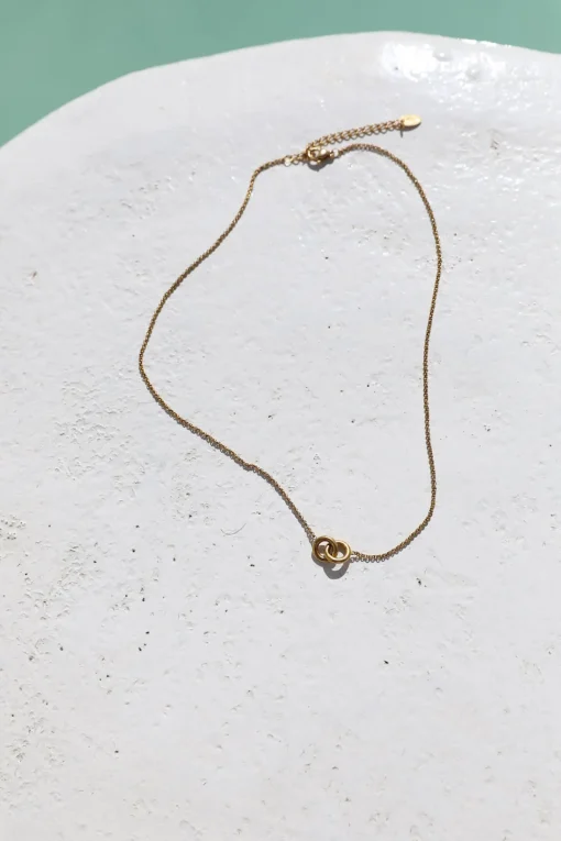 18k gold plated Caught In Destiny Necklace