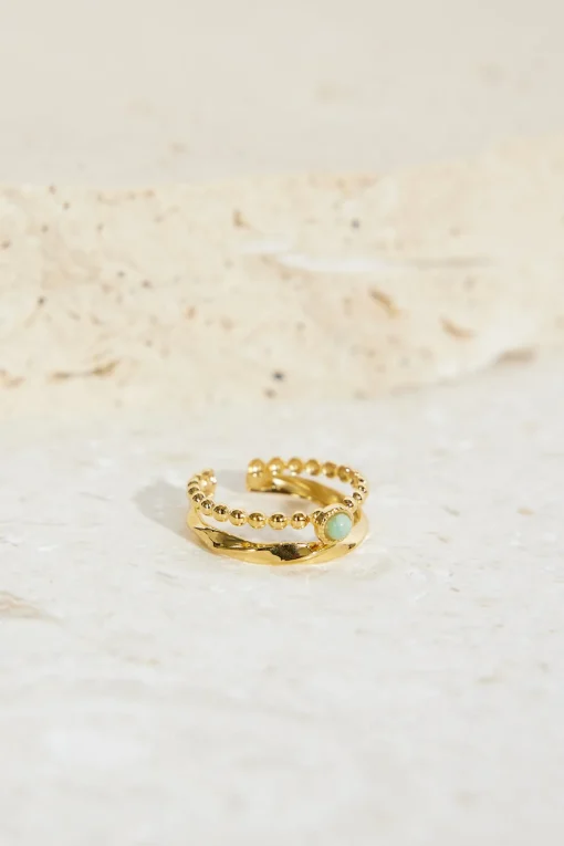 18k Gold Plated Dancing Pixies Ring Gold