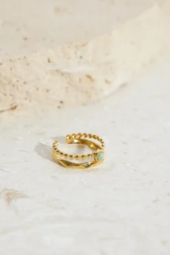 18k Gold Plated Dancing Pixies Ring Gold