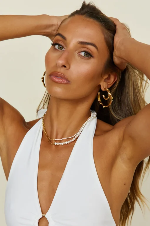 18k Gold Plated Falling Fast Necklace