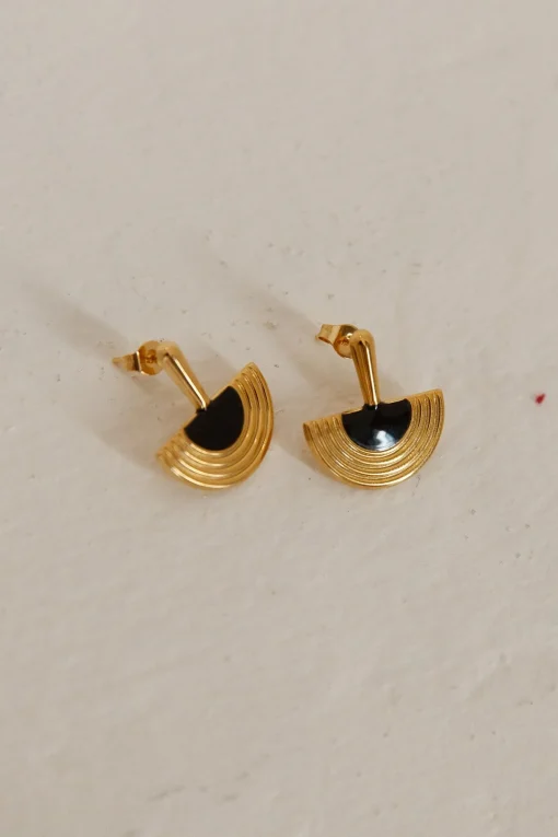18k Gold Plated Luna Glow Earrings Gold