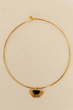 18k Gold Plated Luna Glow Necklace Gold