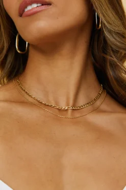 18k Gold Plated Rendezvous Necklace Gold
