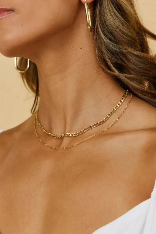 18k Gold Plated Rendezvous Necklace Gold