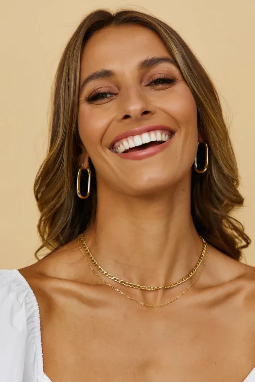 18k Gold Plated Rendezvous Necklace Gold