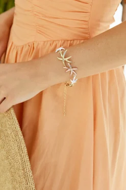 18K Gold plated Saltwater Bracelet Gold