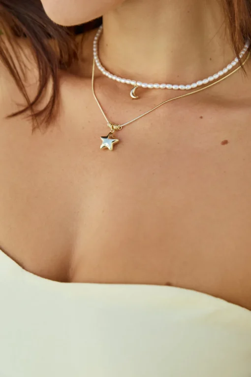 18k Gold Plated Set On You Necklaces Gold