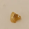 18K Gold Plated Shimmering Treasure Ring Gold