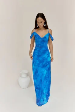Lavoni Maxi Dress Ramona Blue
