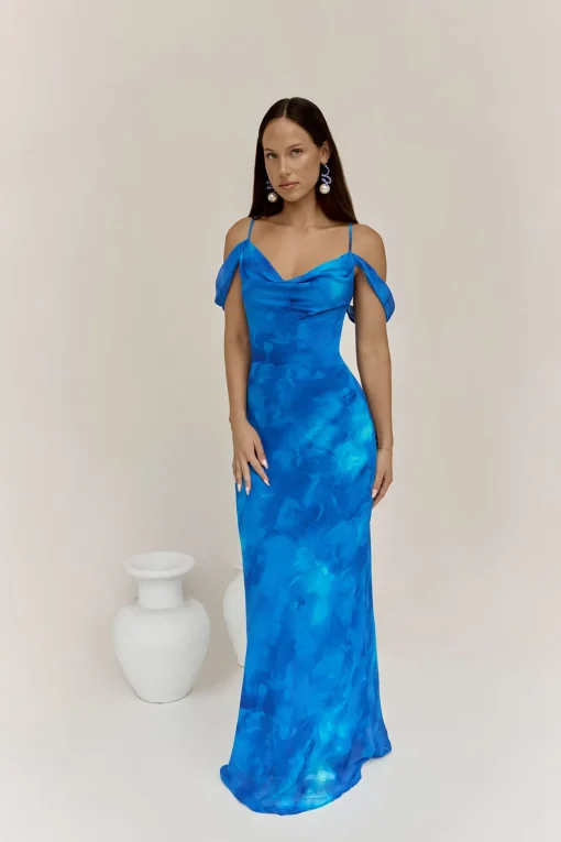 Lavoni Maxi Dress Ramona Blue