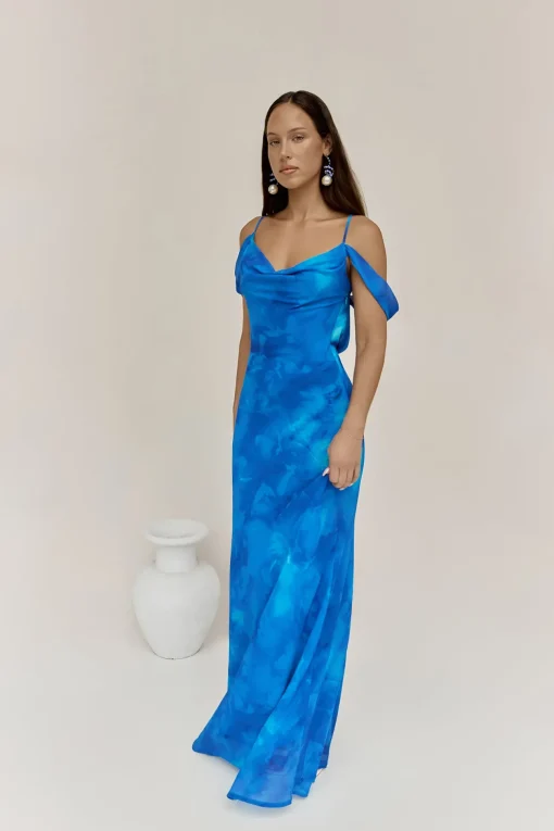 Lavoni Maxi Dress Ramona Blue