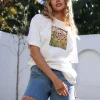 LEE Baggy Recycled Cotton Tee Floral Dreams