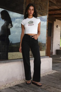LEE 90s Mid Baggy Jean Record Black