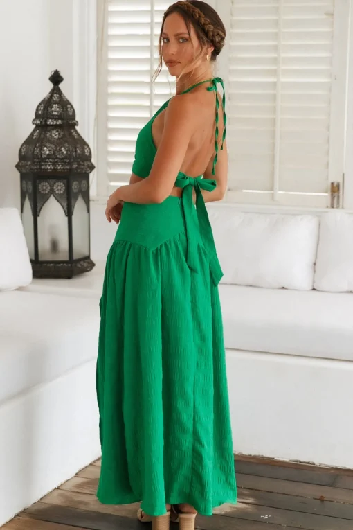 Lemon Tree Crop Top Green