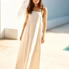 Looking Forward Maxi Dress Cream
