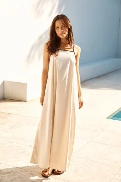 Looking Forward Maxi Dress Cream