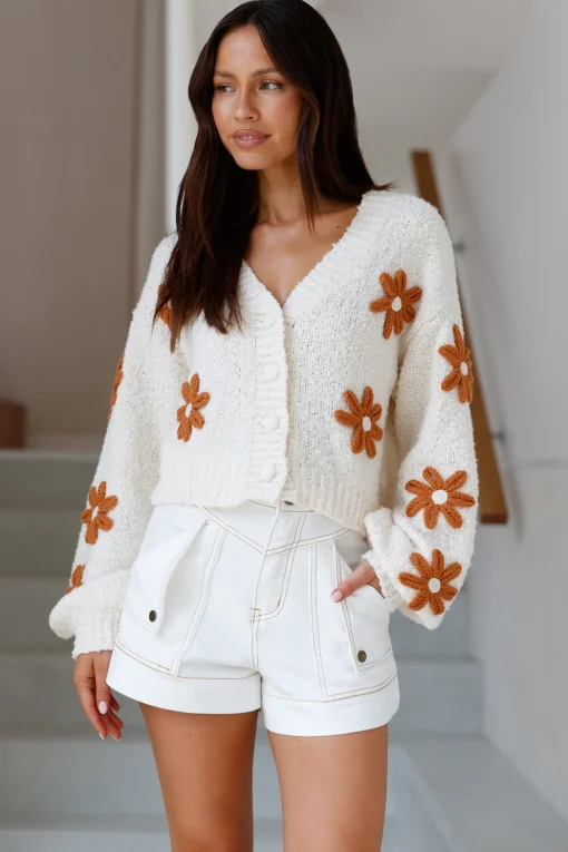Lost Dreamer Knit Cardigan Natural