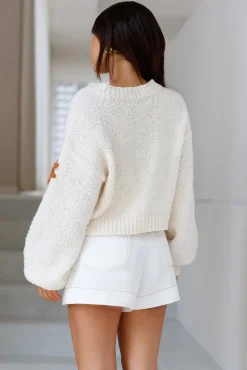 Lost Dreamer Knit Cardigan Natural