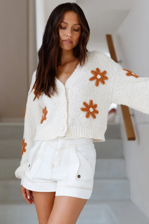 Lost Dreamer Knit Cardigan Natural