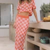 Lost Memories Maxi Skirt Orange
