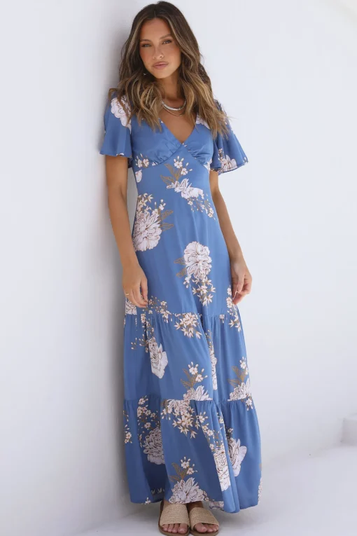 Love Again Maxi Dress Blue
