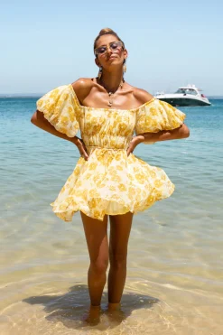 Love In The Sand Dress Yellow