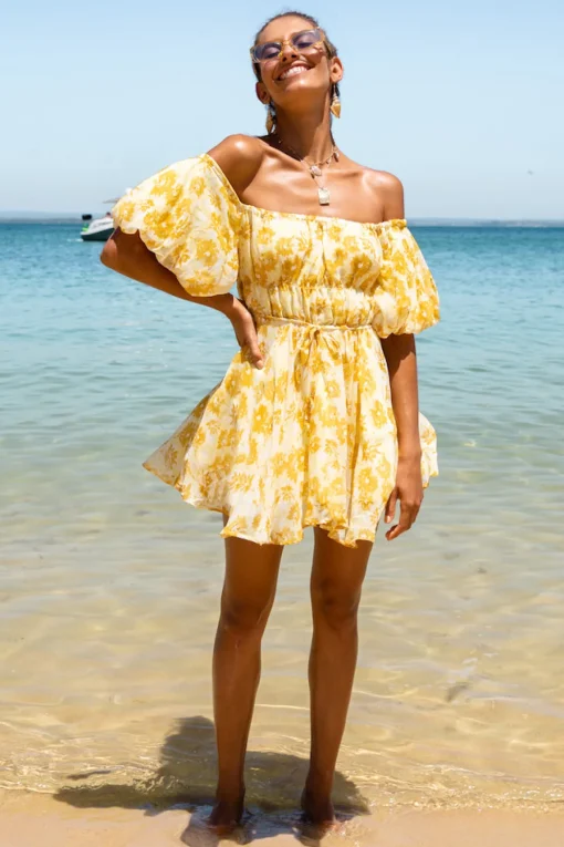 Love In The Sand Dress Yellow