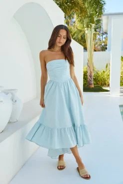 Love In The Summer Maxi Dress Blue