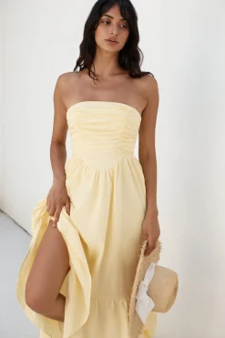Love In The Summer Maxi Dress Yellow