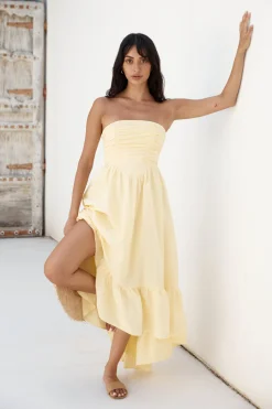Love In The Summer Maxi Dress Yellow
