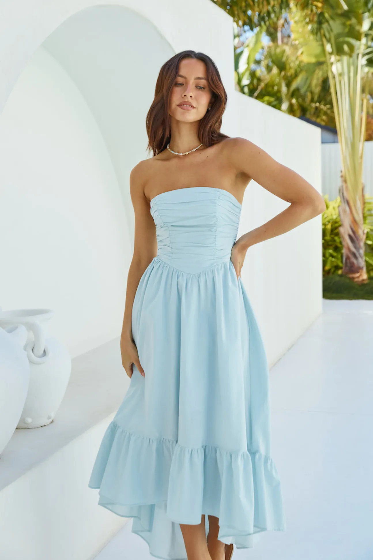 Love In The Summer Maxi Dress Blue