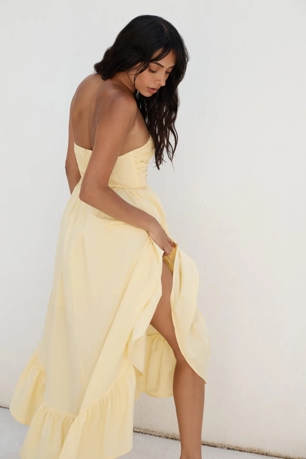 Love In The Summer Maxi Dress Yellow
