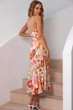 Love Strong Midi Dress Multi