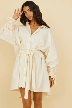 Lovely Days Mini Dress Cream