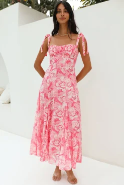 Lovers Dance Maxi Dress Pink