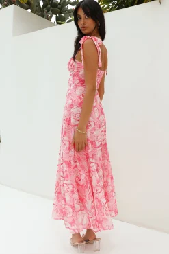 Lovers Dance Maxi Dress Pink