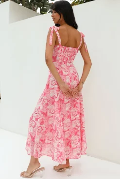 Lovers Dance Maxi Dress Pink