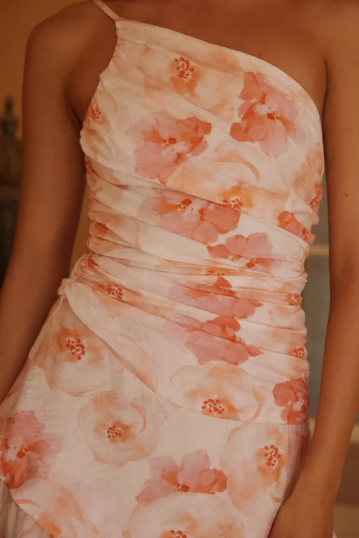 Lush Cascade Pink Floral Maxi Dress