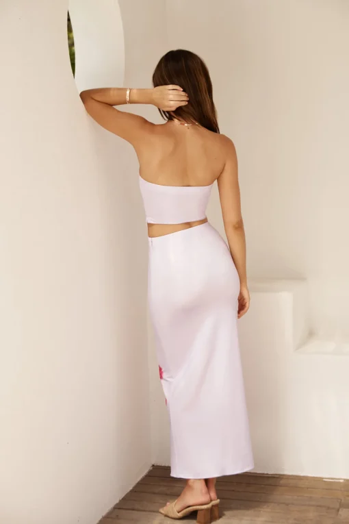Magenta Hues Crop Top Purple